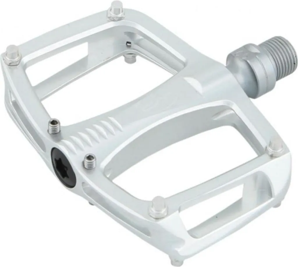 Pédales de vélo urbain Contec Spurt plates en aluminium argent 9/16"