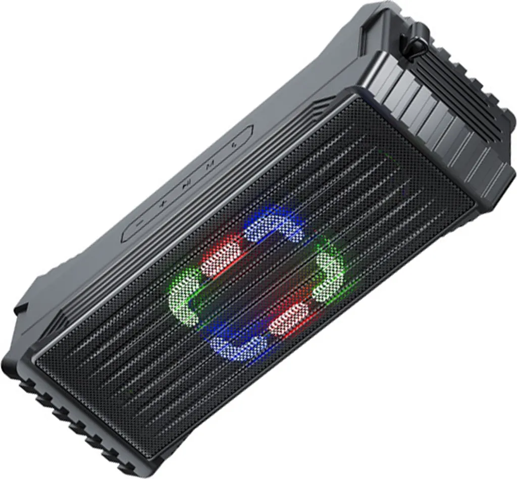 Haut-parleur portable Bluetooth Noir idéal pour soirée entre amis et voyage