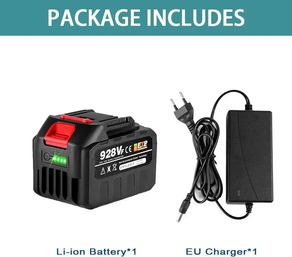 Batteria Li-ion 21V 4.5Ah Professionale - Set Caricatore Incluso
