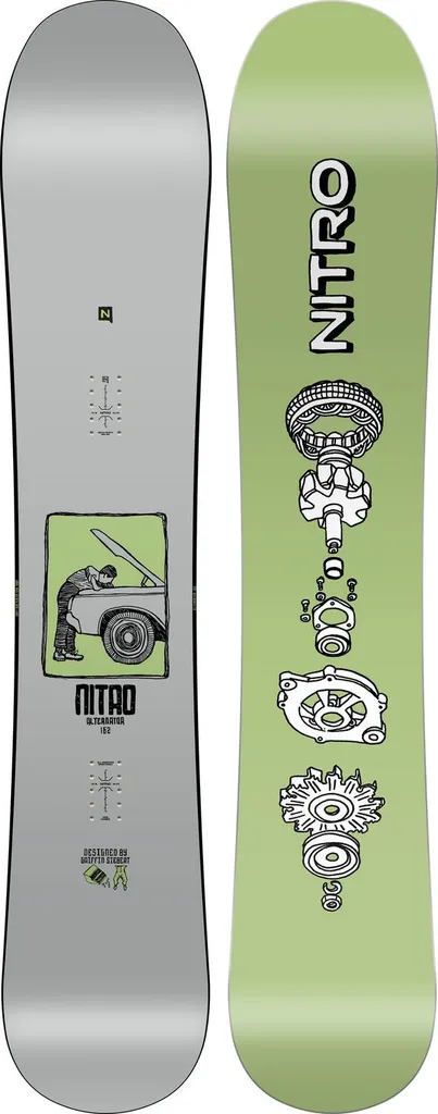 Snowboard Nitro Alternator 154 cambre directionnel pour le freeride