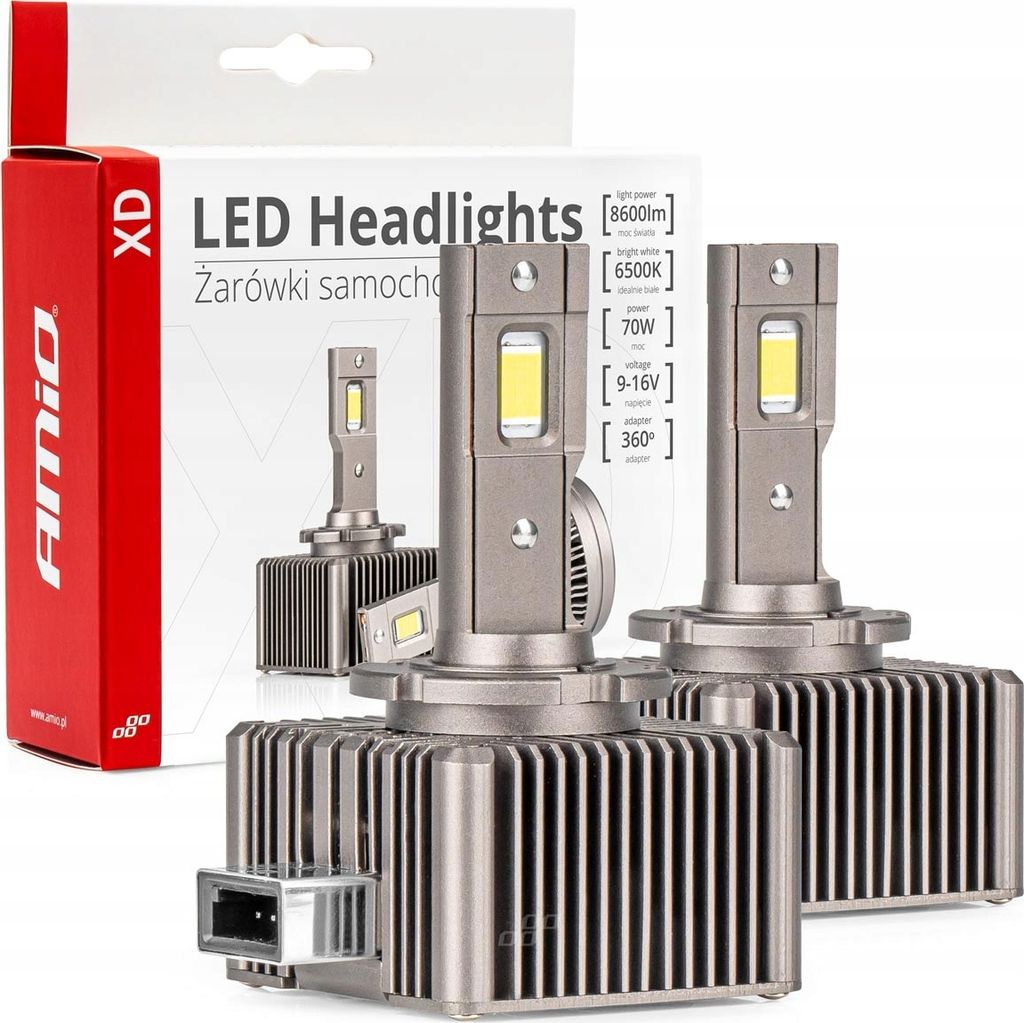 LED Brenner XD D1S D1R 6500K Canbus 70W AMIO-03310 Ersatz Produktbild 