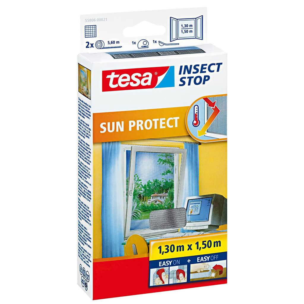 tesa 55806-00021-00 Fliegengitter Insect Stop SUN PROTECT Produktbild 