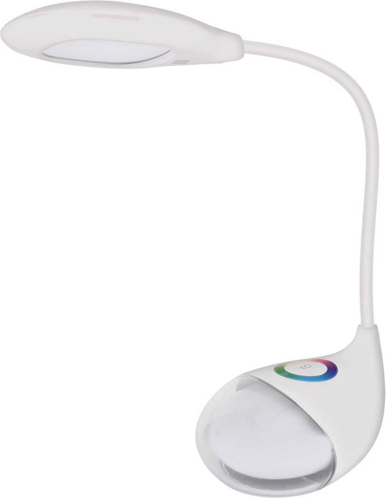 Schreibtischlampe LED dimmbar Touch Flexarm 32 cm Weiß Farbwechsel 4100 K 490 lm Modern Tischleuchte