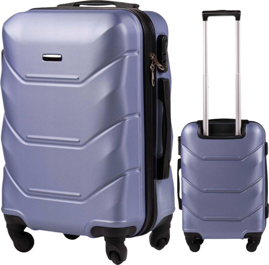 UNLIMITED KABINENKOFFER MICHIGAN 4 Rollen ABS Violett 38L Kompaktleicht