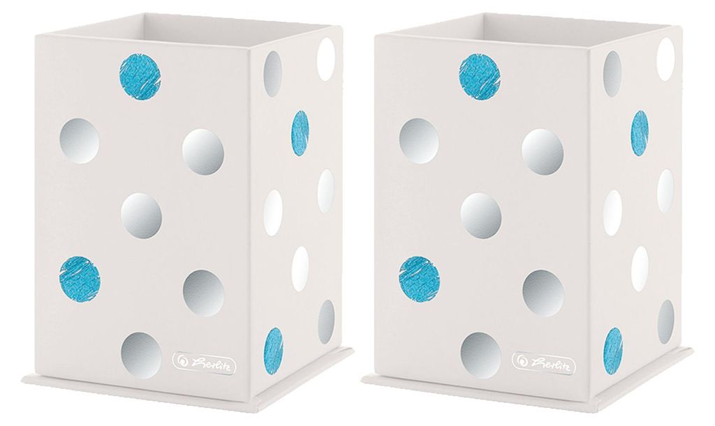 Herlitz 2 Köcher Pappe rechteckig Frozen Glam