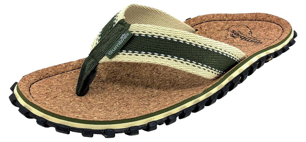 Infradito Gumbies taglie forti, verde 2119 Corker, scarpe Immagine del prodotto 