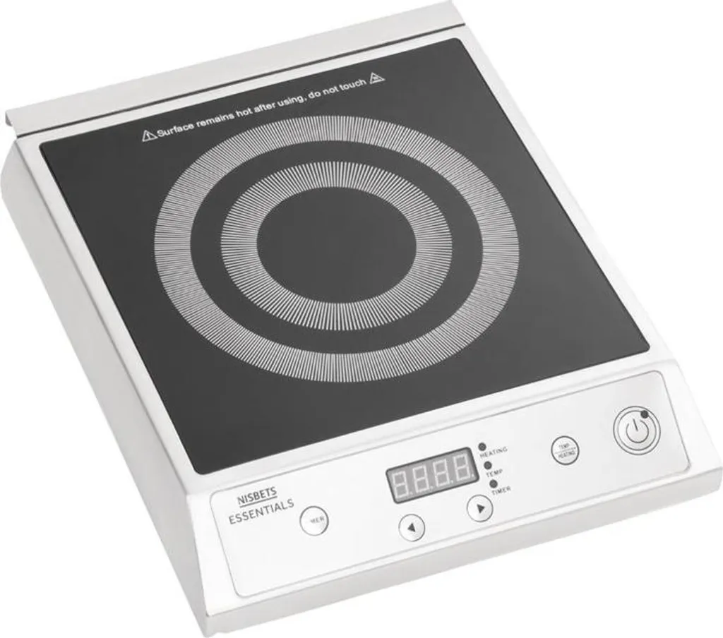 Plaque à induction Nisbets Essentials 2700W noire pour cuisson rapide - 6
