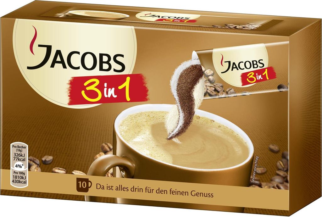 Jacobs Classic 3in1 Sticks | löslicher Kaffee | 10 Produktbild 8