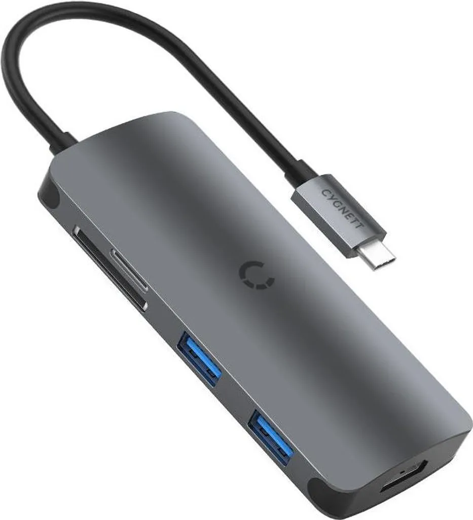 Station d'Accueil Ordinateur Portable Cygnett pour Bureau et Télétravail