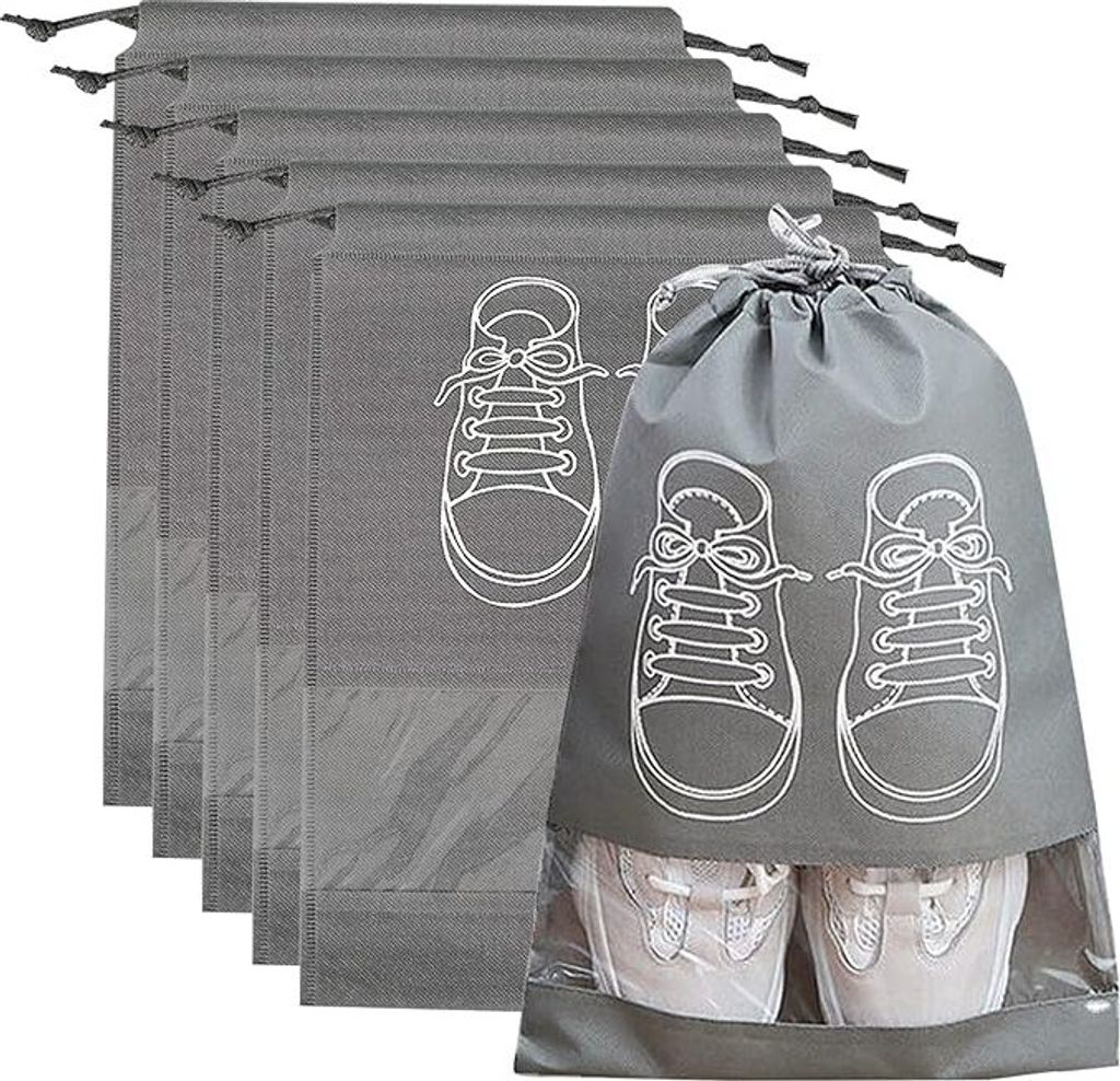 5 Stück große Schuh-Aufbewahrungstaschen, staubdichte Produktbild 