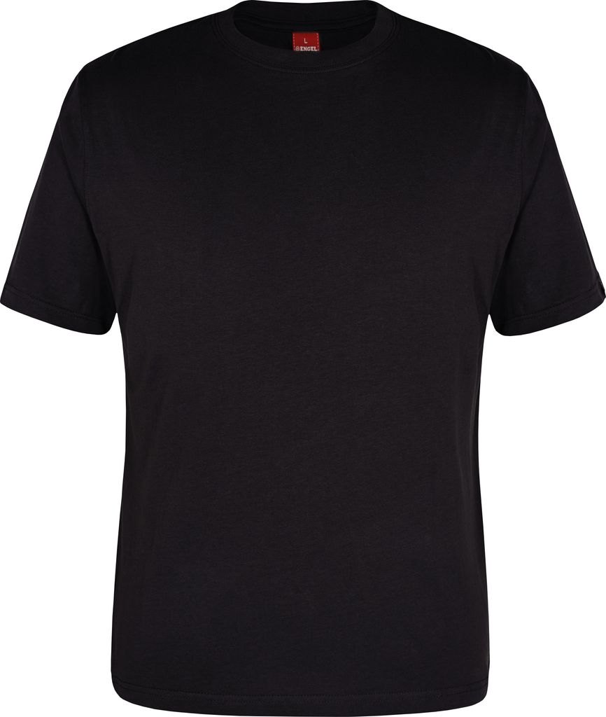 F. Engel Standard Baumwolle T-shirt, Schwarz, Gr. 2XL