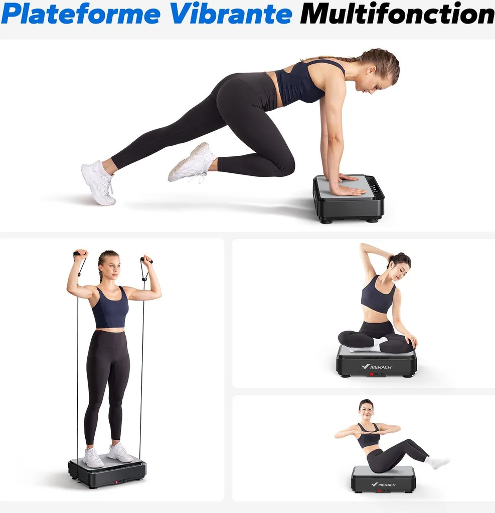 Plateforme Vibrante avec Télécommande et 99 Vitesses pour Drainage - 7
