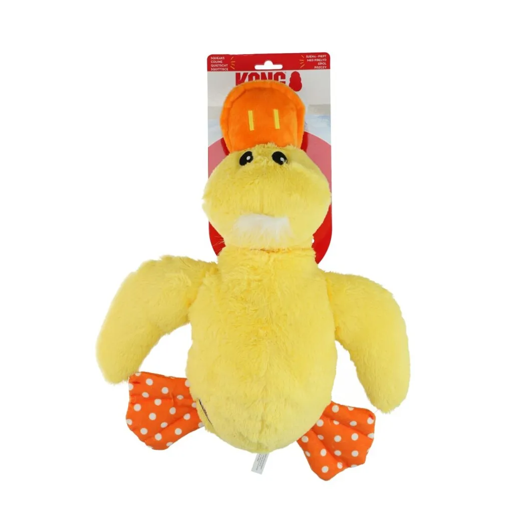 KONG Comfort Jumbo Duck: Peluche Design XL per Cani di Prestigio - 11