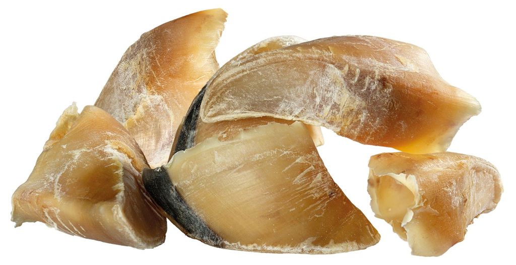 5 Stück Kalbshufe - Beschäftigung und Zahnpflege- Schecker Produktbild 