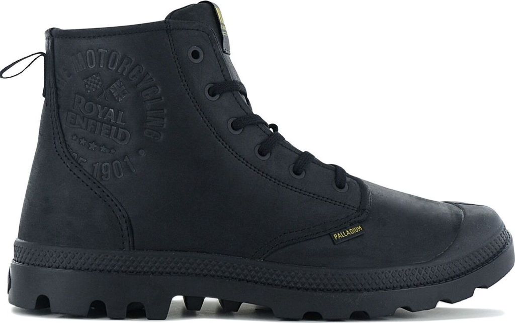 PALLADIUM Pampa Continental Leather - Herren Stiefel Boots Leder Schwarz 74373-008-M , EU 44 UK 9.5