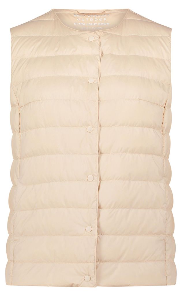 Betty Barclay Daunenweste mit 90% Daunenfüllung, Rundhals und Druckknöpfen, 60 cm Gesamtlänge