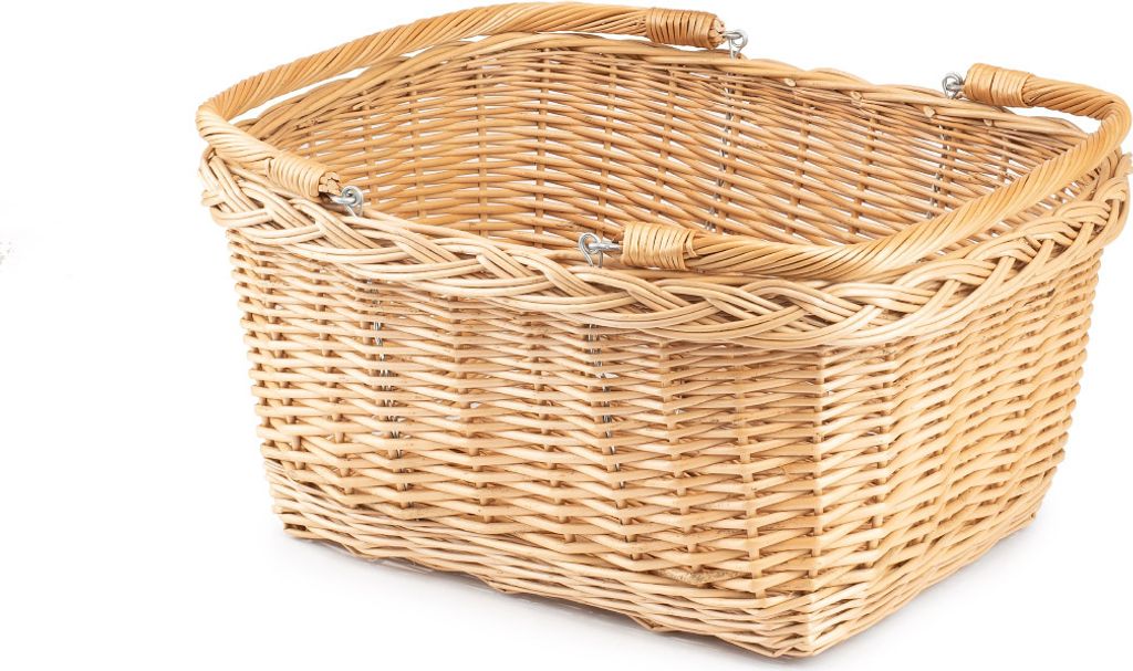 JIPRO Einkaufskorb aus Weide Marked I. - B 42 x T 34 x H 20(cm)