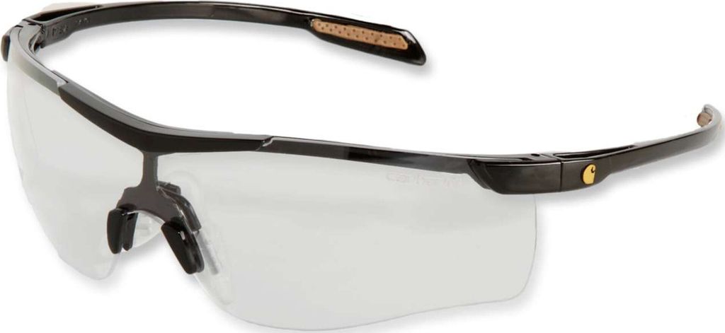 Carhartt Schutzbrille EGB9ST mit verstellbarem Gummi-Nasensteg, Farbe:clear