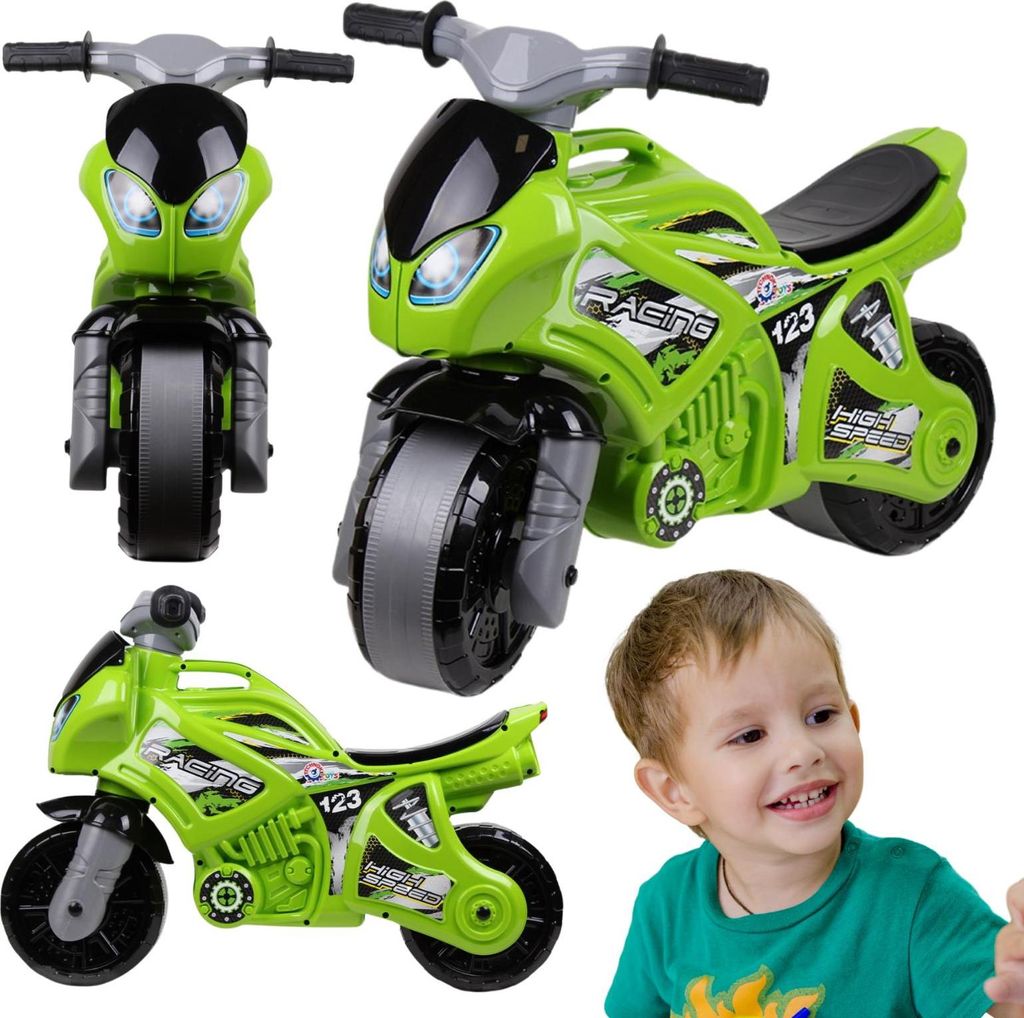 Motocykl zielony