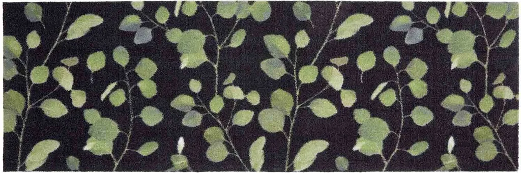 Tapis de Cuisine MIABELLA Vert 50x150 cm Antidérapant et Très Robuste