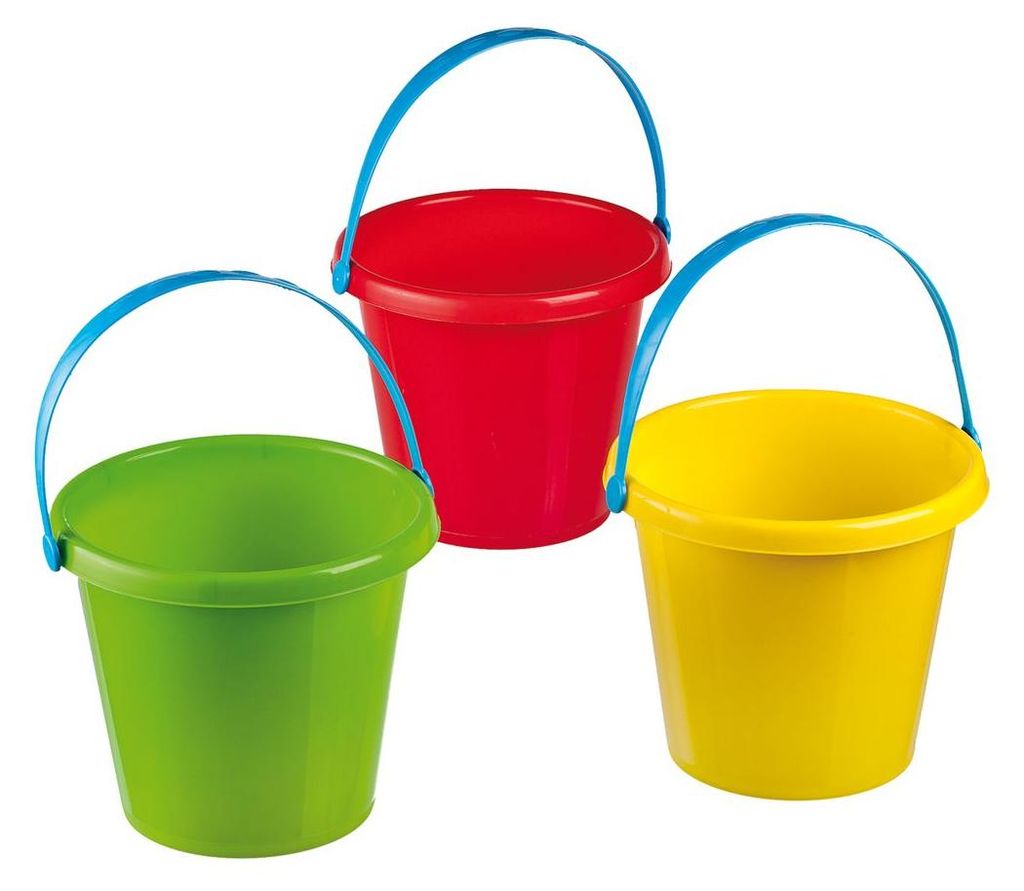 Spielzeugeimer mit Henkel, 17 cm hoch, 20 cm Ø, Outdoor, für 0-3 Jahre