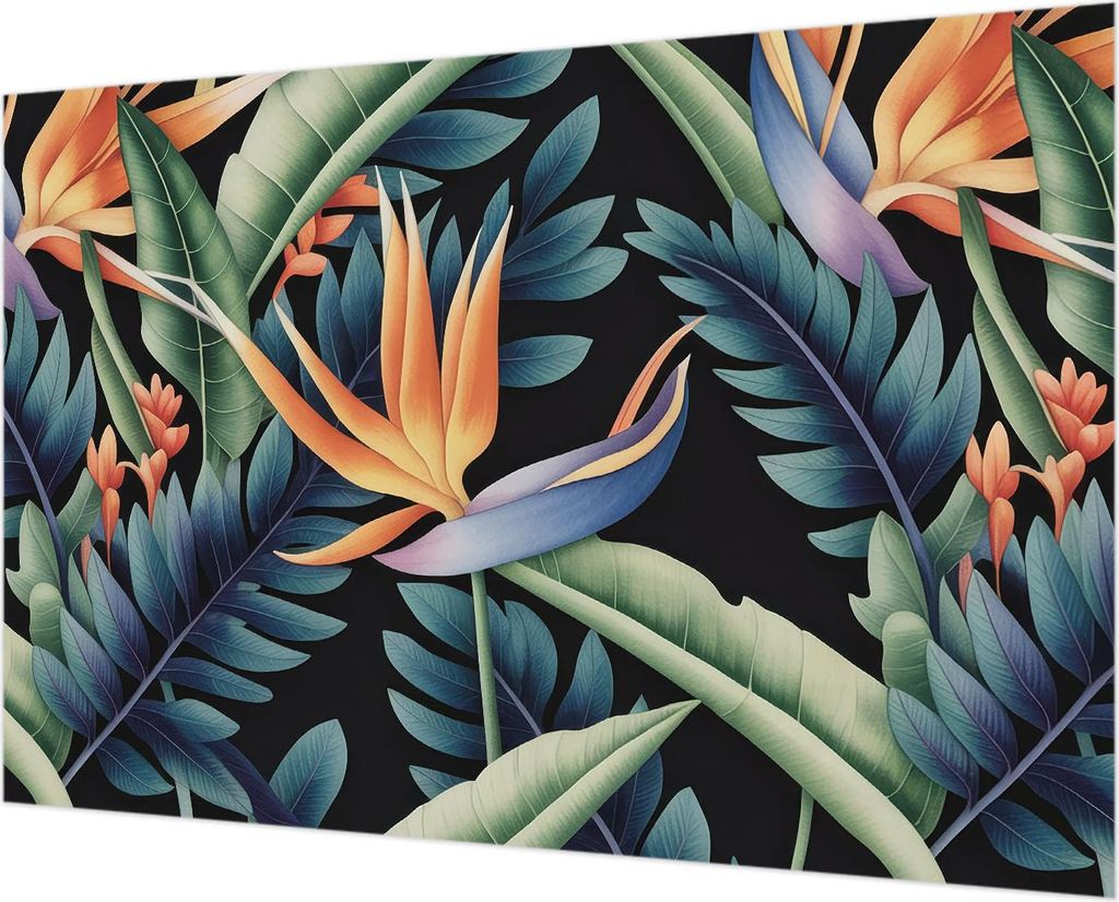 Wandtapete - Dekorative Tapete für Wohnzimmer - Tapetenfolie für Wanddekoration - 152x104 cm - Paradies-Thema