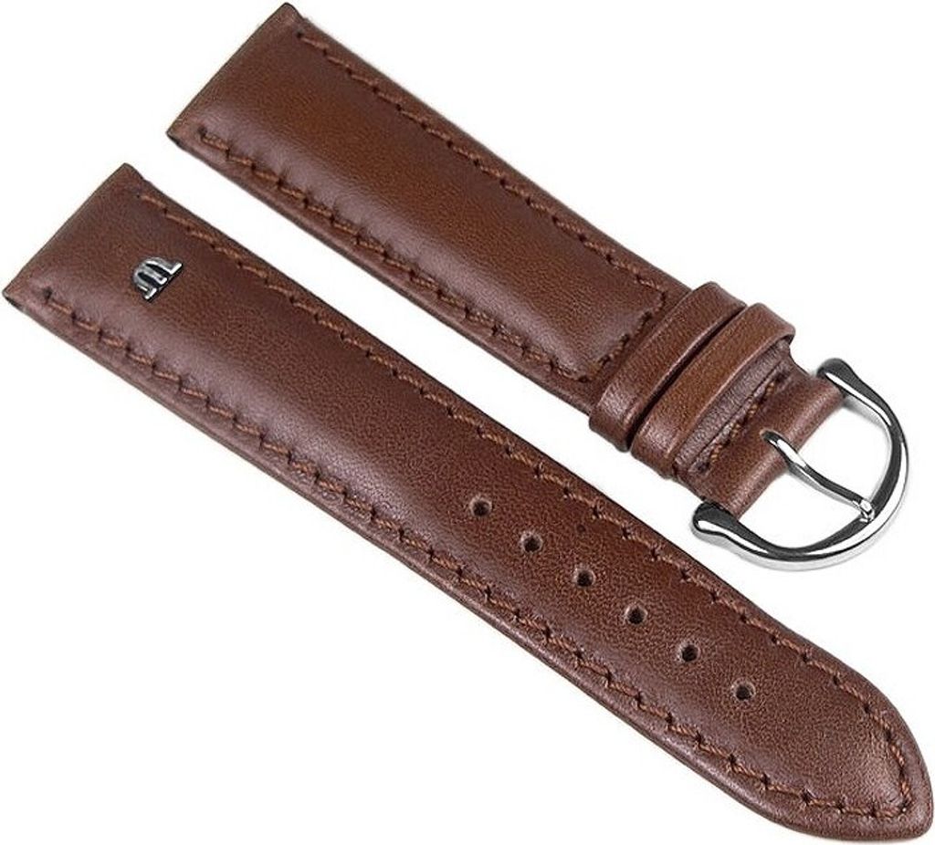 Maurice Lacroix Galant Ersatzband Uhrenarmband Kalbsleder Band Braun, Stegbreite:19mm