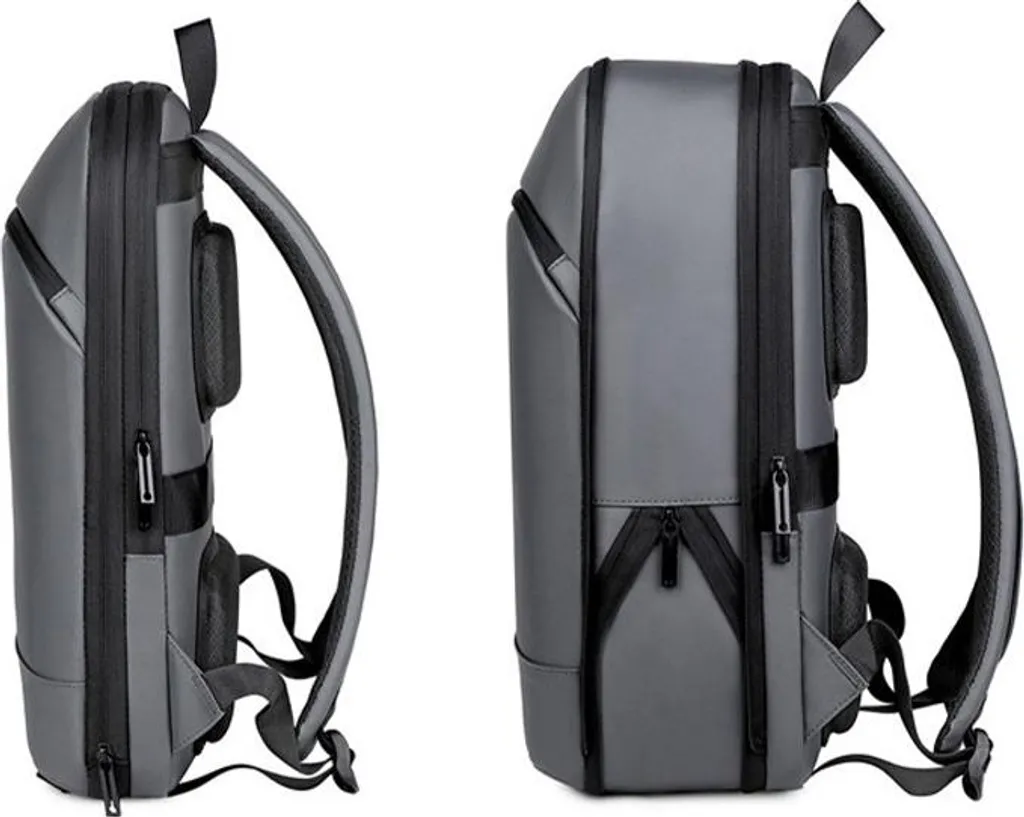 Sac à Dos Ordinateur Portable 15.6 pour Déplacements et Voyages Pro Gris - 4