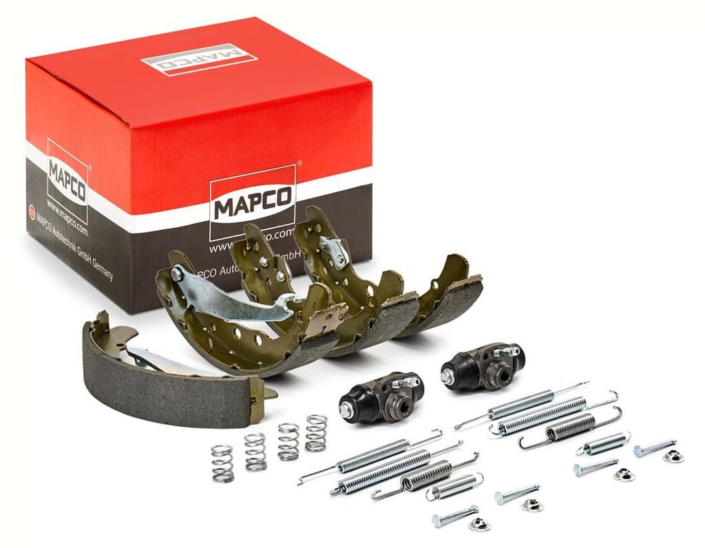 MAPCO 9735 Bremsensatz Trommelbremse Hinten für VW PASSAT Variant (3A5, 35I) PASSAT (3A2, 35I) Caddy II Kastenwagen (9K9A) Caddy II Kombi (9K9B)