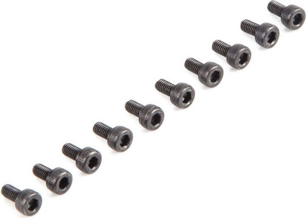 Losi Cap Head Screws M3 x 6mm (10)
