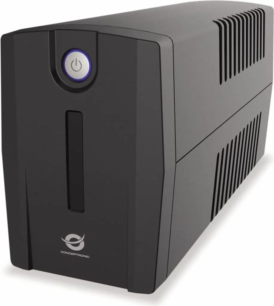 Évitez les Coupures avec l'Onduleur 1000VA Conceptronic ZEUS 600W Noir