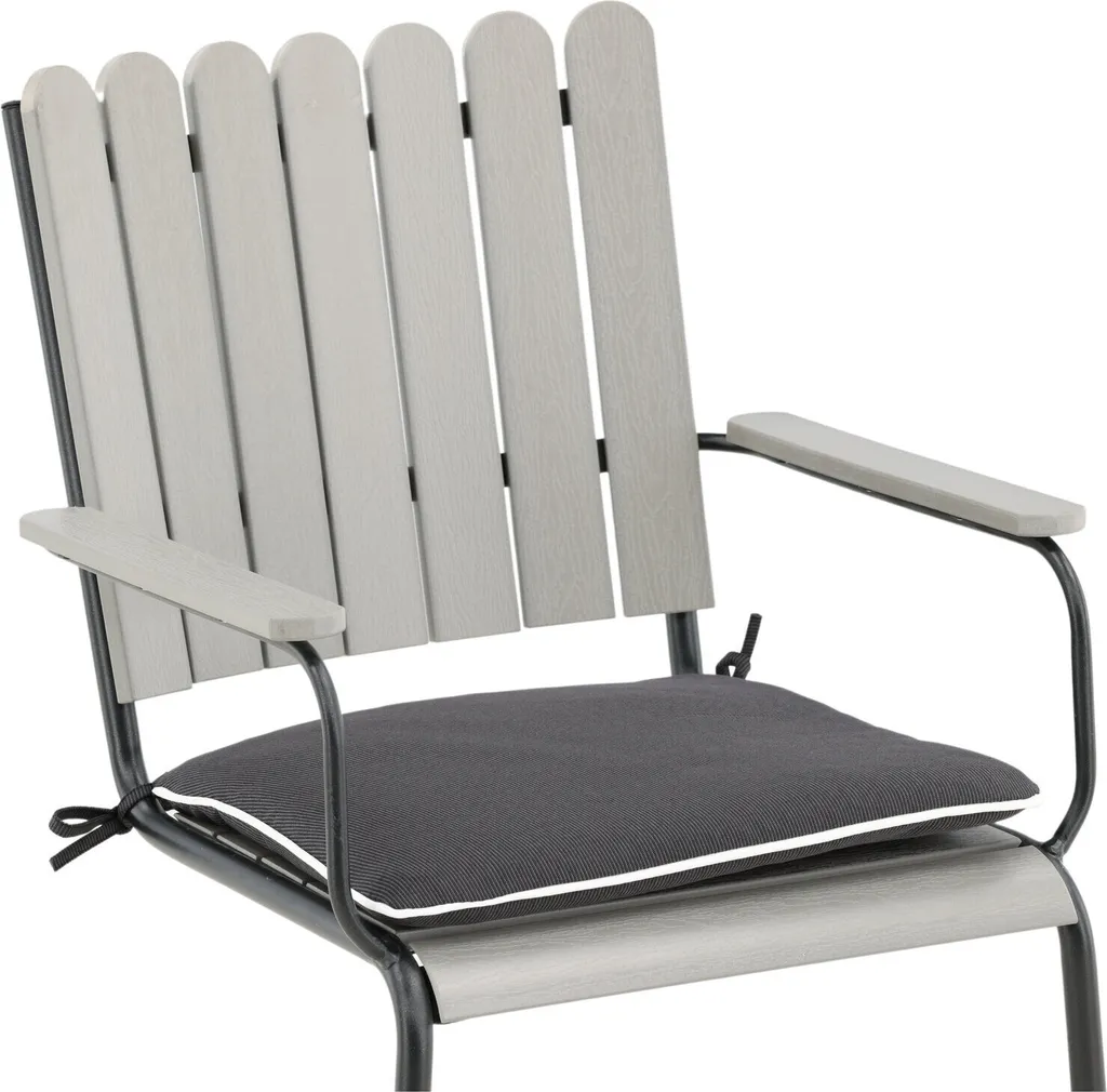 Fini les assises dures : coussin Holmsund gris pour chaise de jardin top - 5