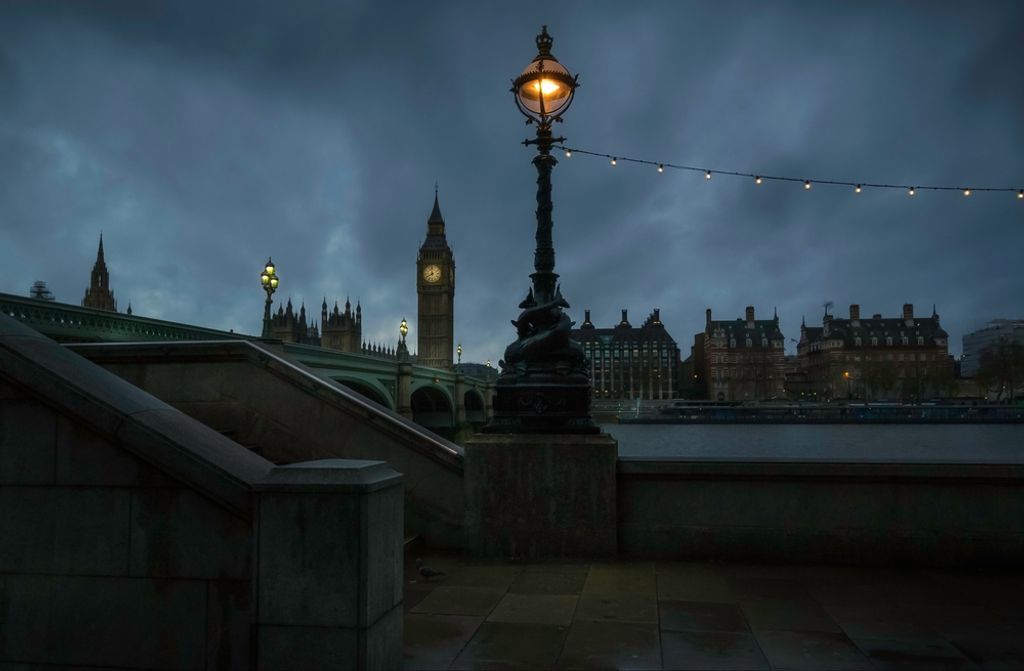 hansepuzzle 46502 - London Puzzle, 500 Teile, Orte, 46,0 x 30,0cm mit hochwertiger Aufbewahrung, Kartonbox und wiederverschließbarem Beutel