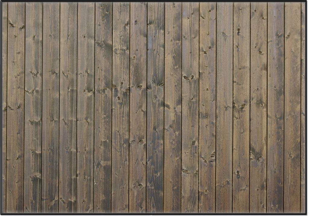 Wallario Wandbild Holzpaneelen in grau braun - Holzmuster Produktbild 