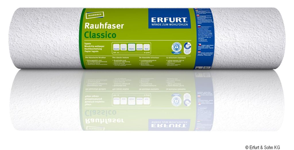 ERFURT "Das Original" Rauhfaser Tapete Classico, klassische Produktbild 