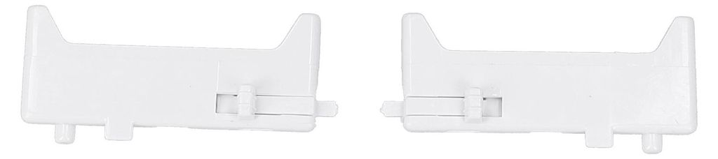 easyPART passend für C00980501 Bauknecht Halter Set links + rechts für Lampenabdeckung in Dunstabzugshaube 2Stk