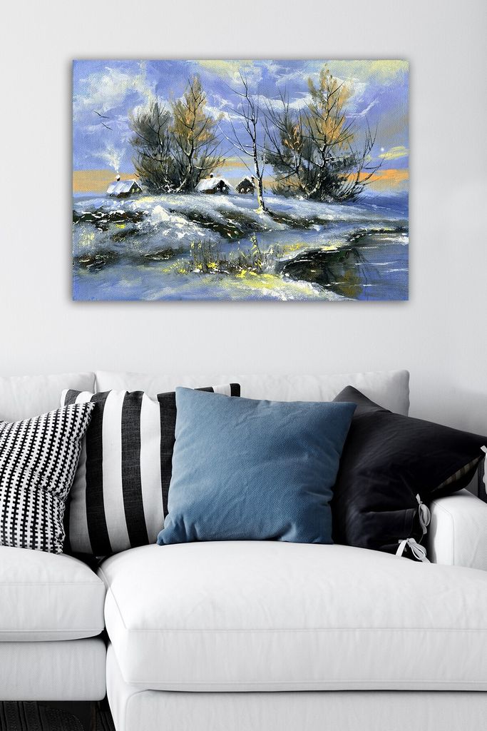 Wallity, 23421124- TCR1880, Bunt, Leinwandbilder, 50 x 70 cm, 100% Leinwand