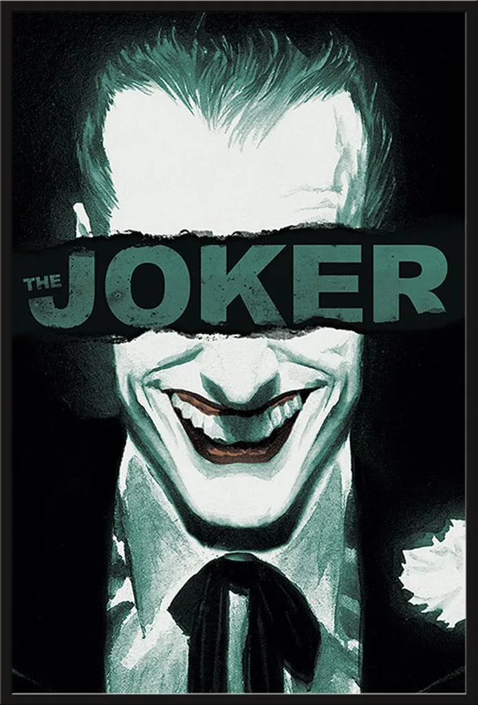 Poster Encadré Joker Put on a Happy Face - Cadre Shinsuke Noir en Plastique