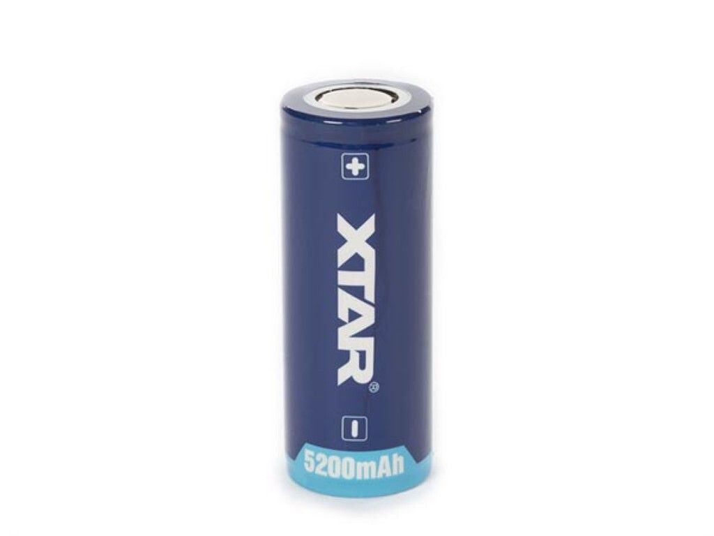 Xtar Lithium-Ionen 3,6 V - 5200 mAh - 26650 - wiederaufladbare Rundzelle