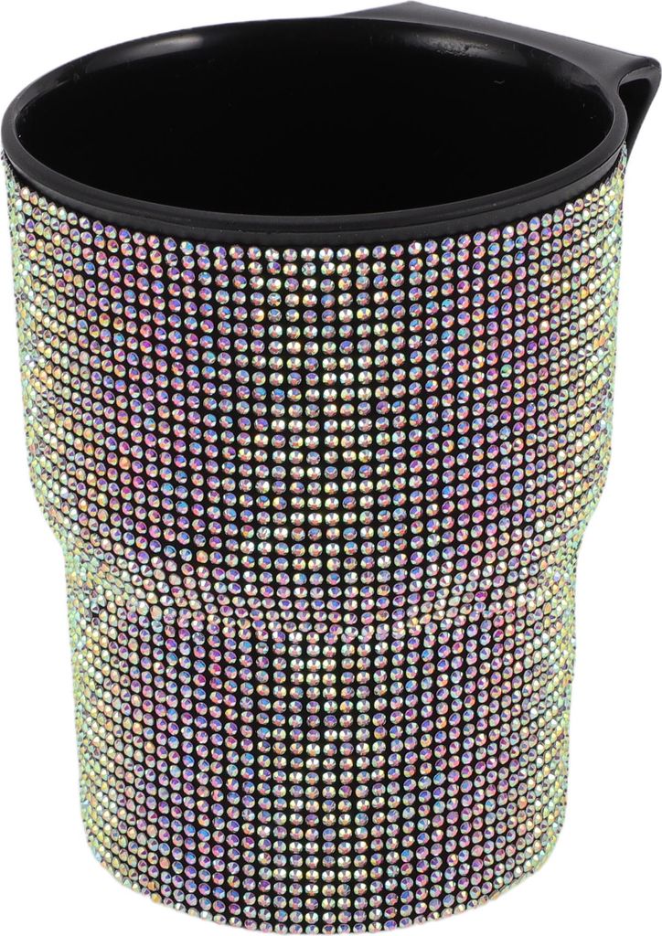 Auto-Mülltonne Müllbehälter Strasssteine zum Aufhängen 3,9" Breite 4,7" Höhe Sortierte Farbe Strasssteine Kunststoff