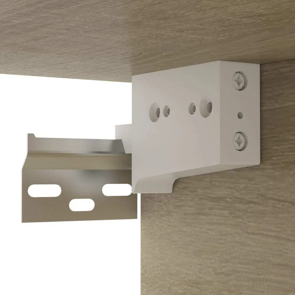 Mobile TV Sospeso Maison Exclusive 2pz Rovere Sonoma 60x30x30 cm Set - 8