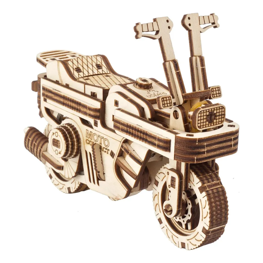 Ugears Puzzle 3D Mécanique en Bois Modèle de Trottinette Pliable
