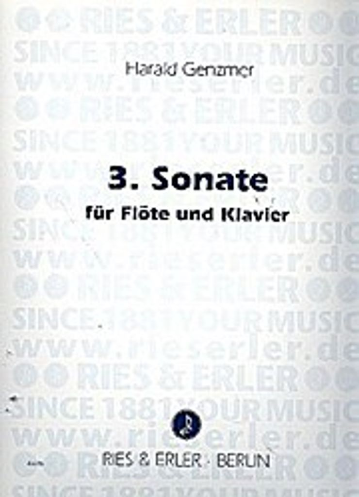 Sonate Nr.3 : für Flöte und Klavier