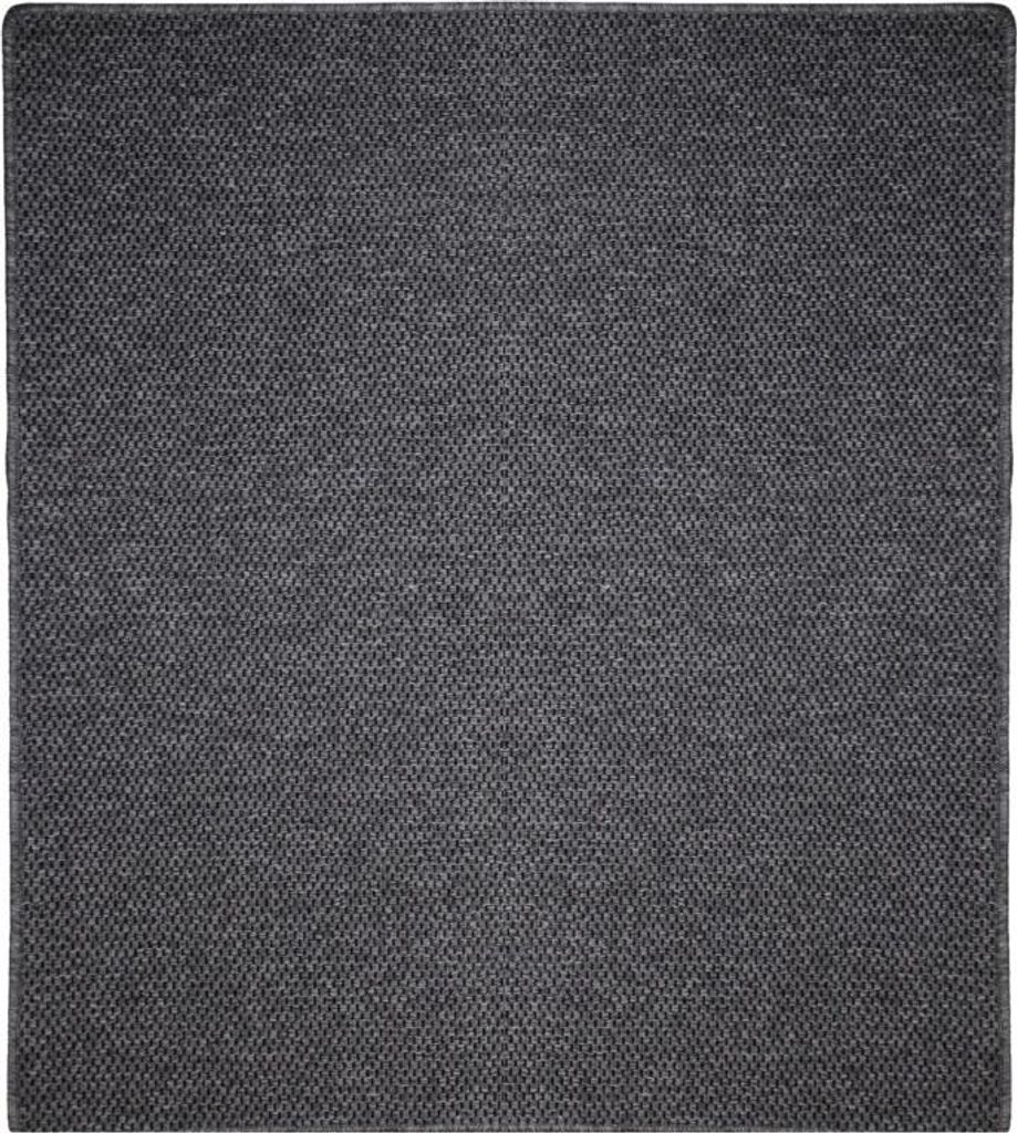 80x80 cm Teppich Nature Anthrazit Quadrat Produktbild 