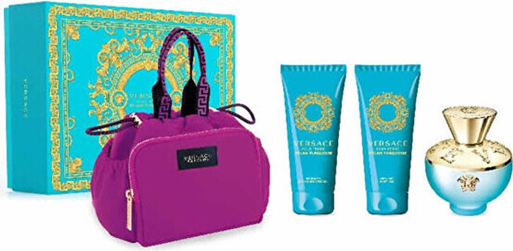 Versace Dylan Turquoise Eau de Toilette 100ml + SG 100ml + BL 100ml + Tasche