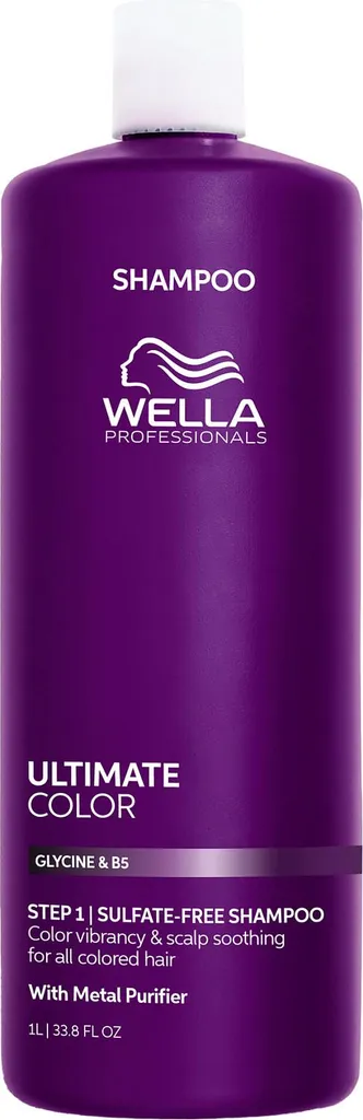 Shampooing Éclat pour Cheveux Colorés Wella Ultimate Color Soin Quotidien