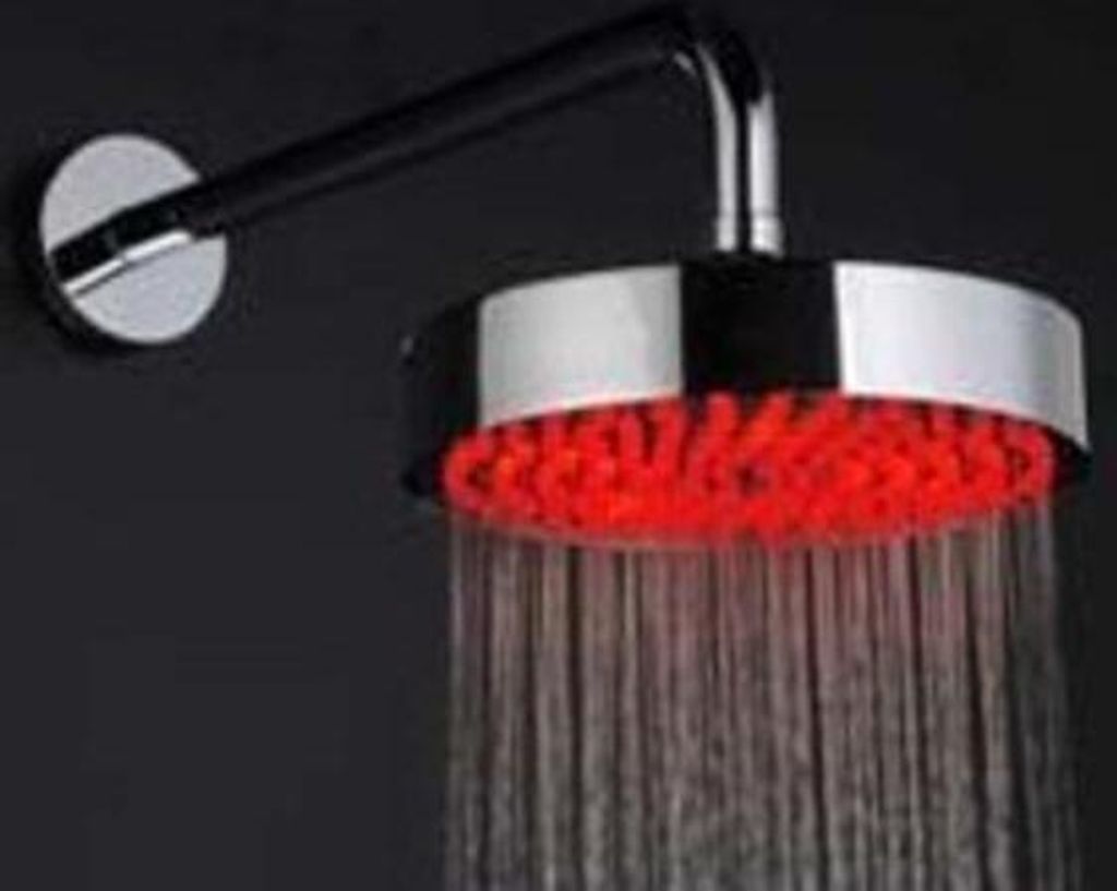 Kopfbrause Regendusche 22cm Beleuchtet mit Beleuchtung, F6648R