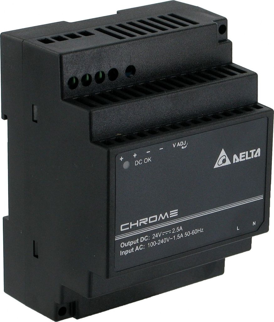 Delta DRC Netzteil 24V/2.5A 60W DIN-Schiene II Klasse
