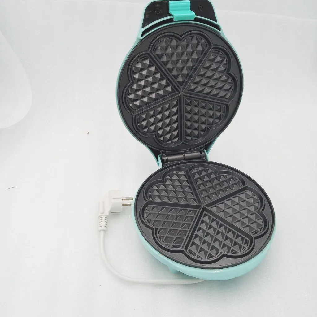 Bestron Piastra Waffle 700W Menta | Cottura Uniforme e Antiaderente - 8