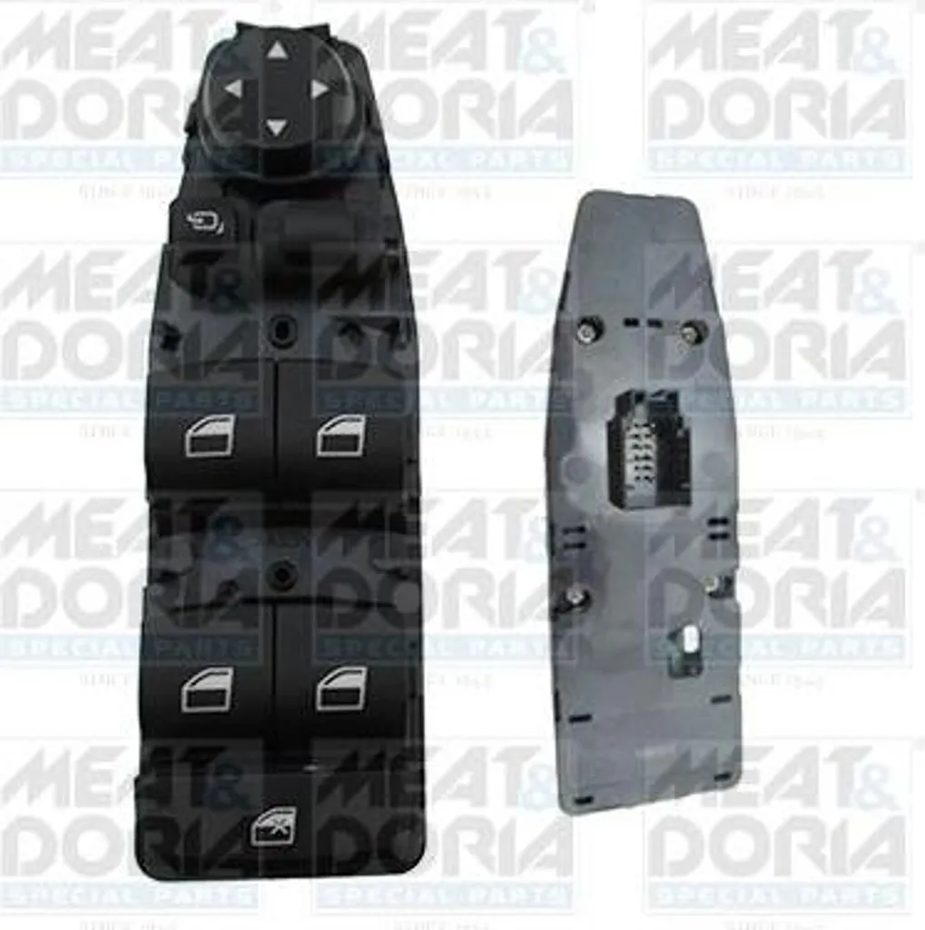 Bouton lève-vitre électrique pour X1, Commande MEAT & DORIA Réf 26010